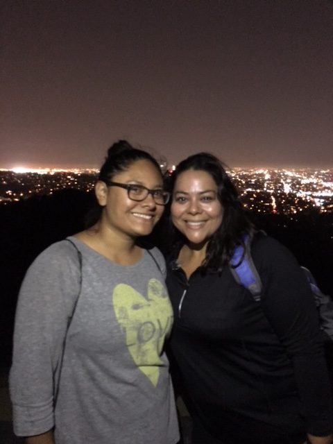  Night hike with my friend, Zenia. I have been on the most  hikes with her and inspired her to put on her hiking boots and enjoy the trails.